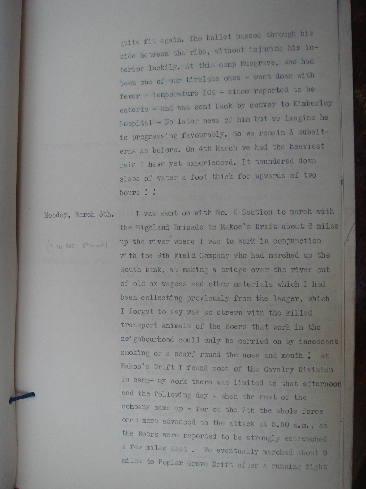 Lt Wilson's Letter extracts Page 3
